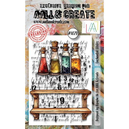 AALL & Create Stamp Set A7 1079 Enchanted Elixirs