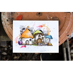 AALL & Create Stamp Set A7 1081 Whimsical Haven
