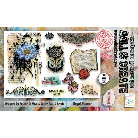 AALL & Create Stamp Set A6 1114 Regal Pioneer