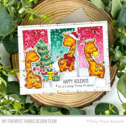 My Favorite Things Extra Long Holiday Wishes Clear Stamps