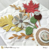 Spellbinders Autumn Sealed Sprigs Etched Dies