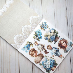 LemonCraft Dear Diary Forget-Me-Not Elements Paper Pad 20x20cm