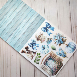 LemonCraft Dear Diary Forget-Me-Not Elements Paper Pad 20x20cm