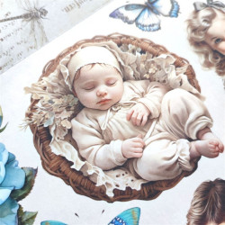 LemonCraft Dear Diary Forget-Me-Not Elements Paper Pad 20x20cm