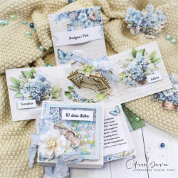 LemonCraft Dear Diary Forget-Me-Not Elements Paper Pad 20x20cm
