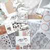 Alua Cid Familia Snowflakes background Clear Stamp