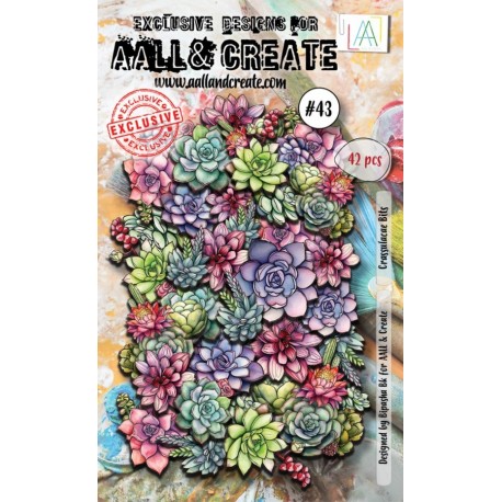 Aall & Create Ephemera Die-cuts Crassulacae Bits 43 42pz