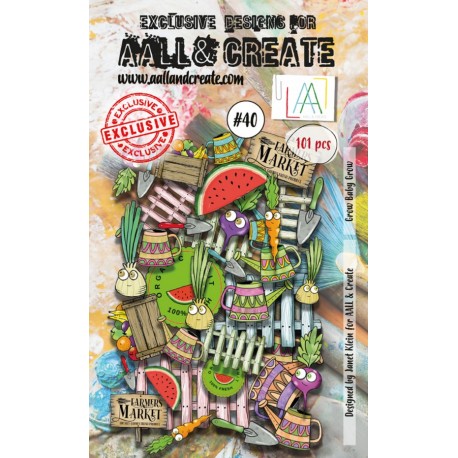 Aall & Create Ephemera Die-cuts Grow Baby Grow 40