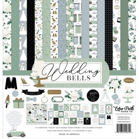 Echo Park Wedding Bells Collection Kit 30x30cm