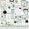 Echo Park Wedding Bells Element Sticker 30x30cm