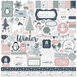 Echo Park Winterland Collection Kit 30x30cm