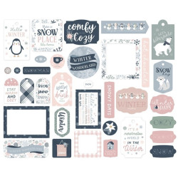 Echo Park Winterland Frames & Tags 34pz