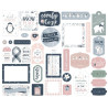 Echo Park Winterland Frames & Tags 34pz