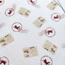 Impronte d'Autore Merry & Bright Paper Pad 30x30cm