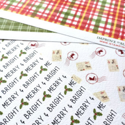 Impronte d'Autore Merry & Bright Paper Pad 30x30cm