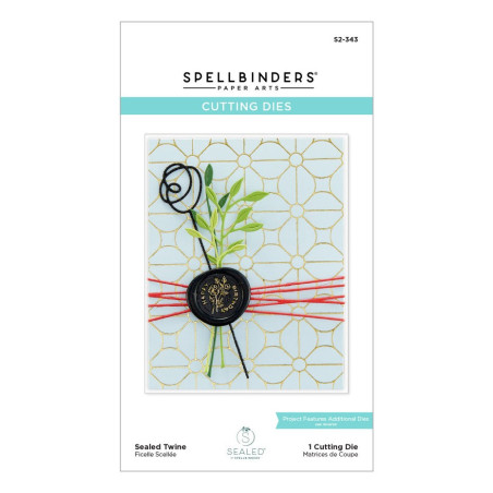 Spellbinders Sealed Twine Etched Dies