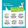 LAWN FAWN Little Snow Globe Add-On Clear Stamp