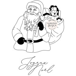Florileges Clear Stamp PÈRE NOËL