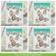 LAWN FAWN Little Snow Globe BEAR Clear Stamp