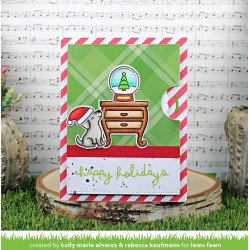 LAWN FAWN Little Snow Globe DOG Cuts