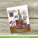 LAWN FAWN Little Snow Globe DOG Clear Stamp