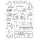 My Favorite Things Kitchen Cuties Clear Stamps