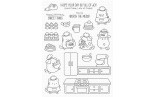 My Favorite Things Kitchen Cuties Clear Stamps