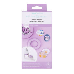 Button Press Insert Oval Small 45 mm We R Makers