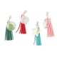Vicki Boutin Peppermint Kisses Charms Tassels with Shaker