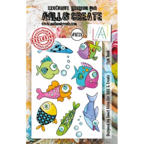 AALL & Create Stamp Set A6 1038 Fish Tank