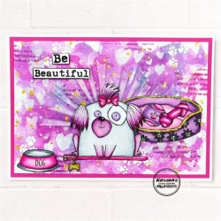 AALL & Create Stamp Set A7 1036 Miss Pinky Doggo