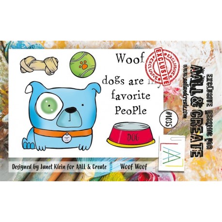 AALL & Create Stamp Set A7 1035 Woof Woof