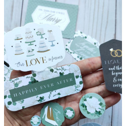 Echo Park Wedding Bells Frames & Tags 34pz