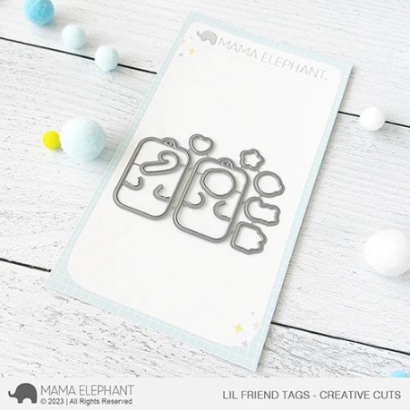 Mama Elephant LIL FRIEND TAGS CREATIVE CUTS