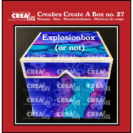 Crealies Create A Box Dies No. 27 Explosion (Or Not) Box (MEDIA)