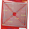 Crealies Crea-Nest-Lies XXL Dies No. 158 Squares With Rounded Corners Smooth