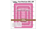 Crealies Crea-Nest-Lies XXL Dies No. 159 Rectangles With Rounded Corners Smooth