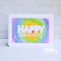 Crealies Crea-Nest-Lies XXL Dies No. 161 Rectangles With Rounded Corners And Stitchline