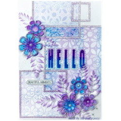 Crealies Crea-Nest-Lies XXL Dies No. 163 Inchies Squares + Layer Up And Layer Down