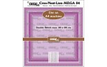 Crealies Crea-Nest-Lies Mega Dies No. 34 Squares with Double Stitch, Full cm