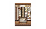 Stamperia Coffee and Chocolate A5 Washi Pad 8pz