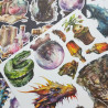 Alchemy of Art Legends of the Magic School Extras to Cut 15x30,5cm