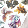 Alchemy of Art Legends of the Magic School Extras to Cut 15x30,5cm