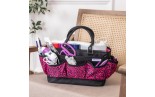 Crafter's Companion Raspberry Cheetah Tote DELUXE