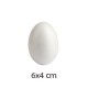 Uovo in Polistirolo 6 x 4 cm