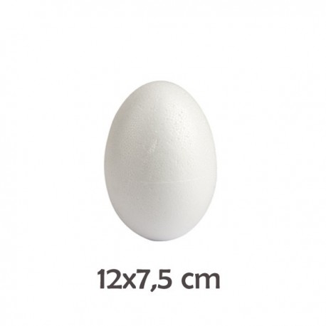 Uovo in Polistirolo 12x7,5 cm