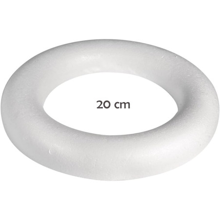 Semicerchio polistirolo 20 cm