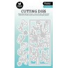StudioLight Cutting Dies Essentials Poppy Frame nr.735
