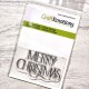 CraftEmotions Clearstamps Text Merry Christmas