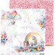 Craft o' Clock Unicorn Sweet Paper Collection Set 30x30cm 6fg